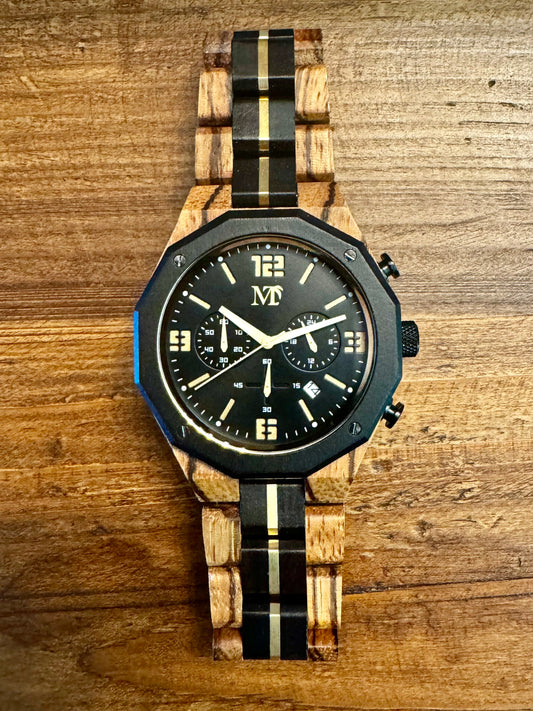 Chronograph Wood Watch